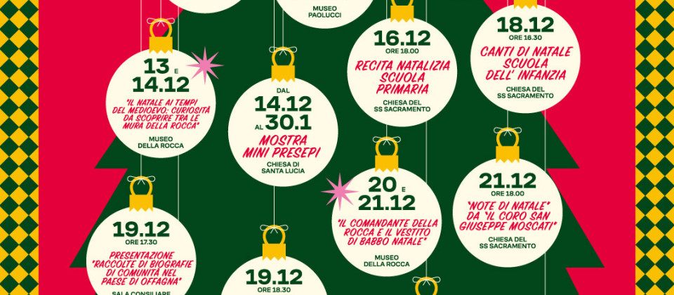 Natale a Offagna 2025-2026: un mese di eventi, tradizioni e atmosfera unica